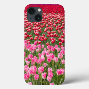 Funda Para iPhone 13 EE. UU., Washington. Campo de Tulipanes Multicolor