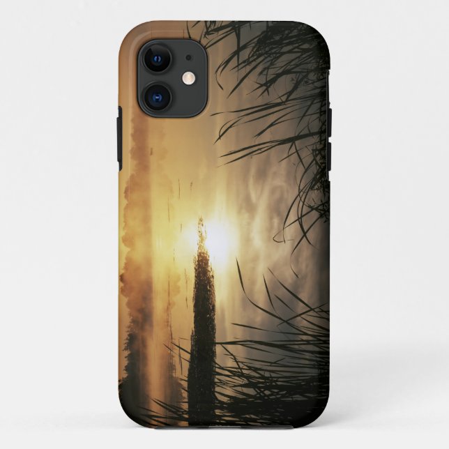 Funda De Case-Mate Para iPhone EE. UU., Washington, isla Lopez, Niebla matutina e (Reverso)
