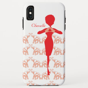 Funda Para iPhone XS Max Eelefante rojo