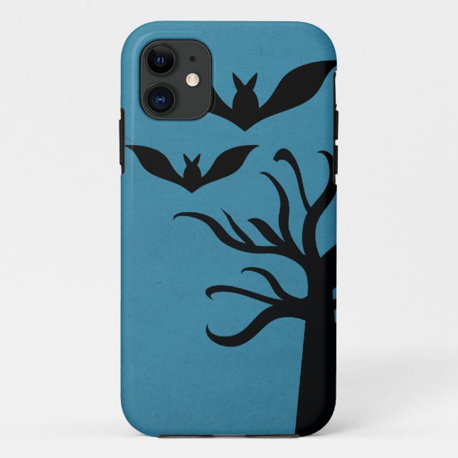 Funda De Case-Mate Para iPhone Eerie Bats iPhone 5 BT Funda, azul (Reverso)