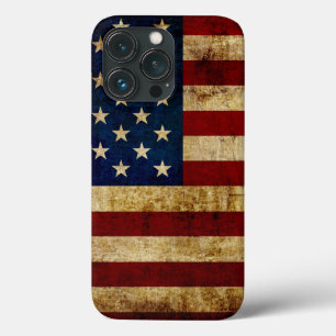 Funda Para iPhone 13 Pro EEUU / Bandera ondulada