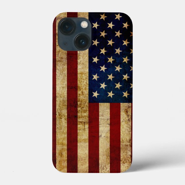 Funda De Case-Mate Para iPhone EEUU / Bandera ondulada (Reverso )