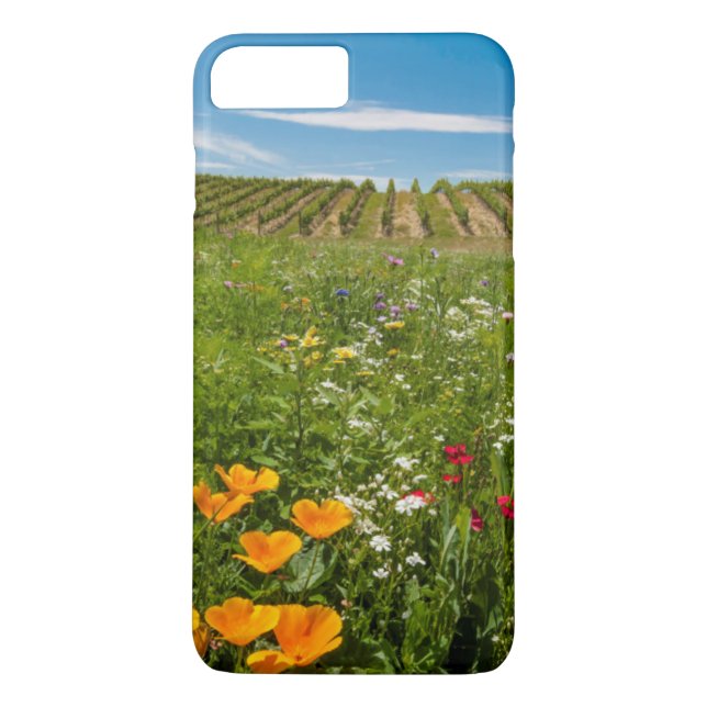 Funda De Case-Mate Para iPhone EEUU, Washington, Walla Walla.Flores silvestres (Reverso)