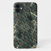 Efecto de ladrillo gris azul, bajo punto oscuro en