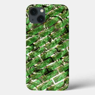 Funda Para iPhone 13 ¿Efecto de pared verde claro y burbujas blancas?