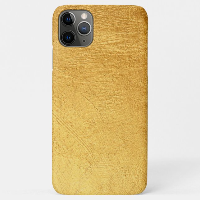 Funda De Case-Mate Para iPhone Efecto de pintura dorada (Reverso)