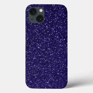Funda Para iPhone 13 Efecto Purpurina real púrpura