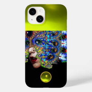 Funda Para iPhone 14 De Case-Mate EFEMERAL, BELLEZA CON Gema Amarillo brillante MÁSC