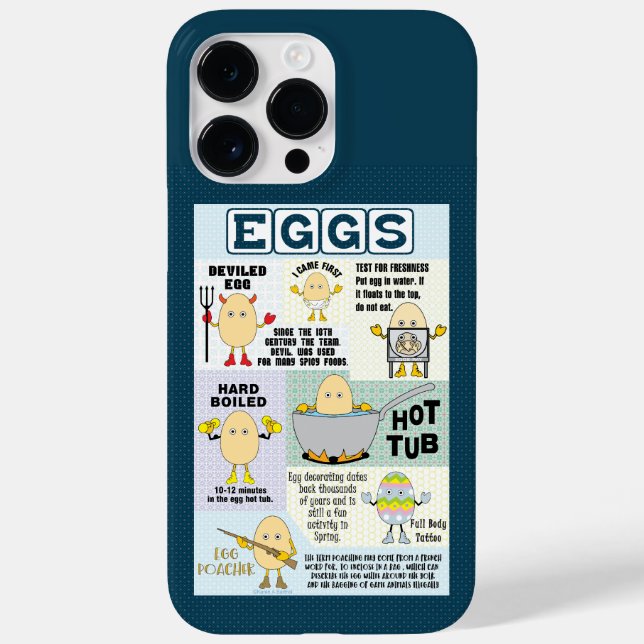 Funda De Case-Mate Para iPhone Egg Eggheads (Reverso)