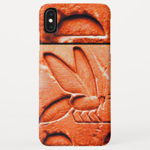 Funda Para iPhone XS Max EGIPCIACO ANTIGUO COLMENA DE ABEJAS APICULTOR Rojo