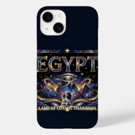 Funda Para iPhone 14 De Case-Mate Egyptian Eye of Horus Cosmic Pyramid Art