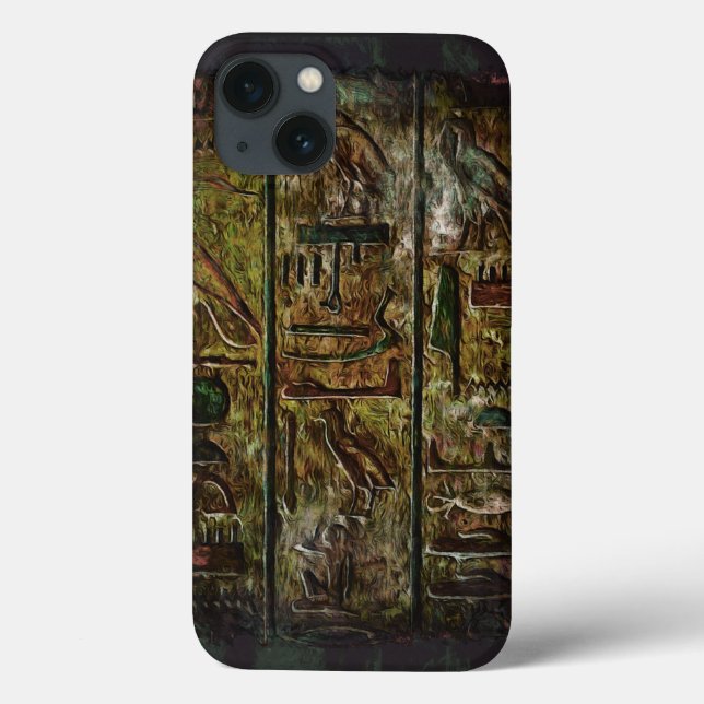 Funda De Case-Mate Para iPhone Egyptian Hieroglyphic Symbol Art (Reverso)
