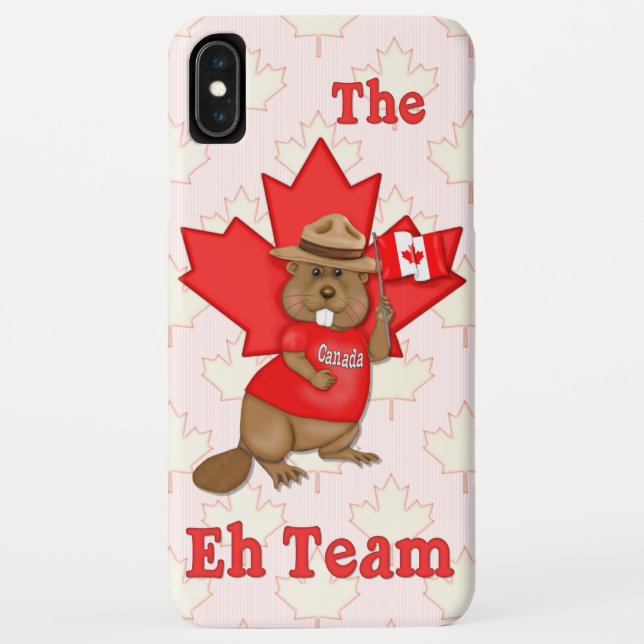 Funda De Case-Mate Para iPhone Eh Team Beaver (Reverso)