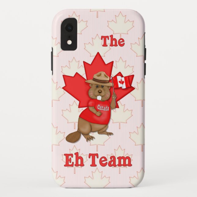 Funda De Case-Mate Para iPhone Eh Team Beaver (Reverso)