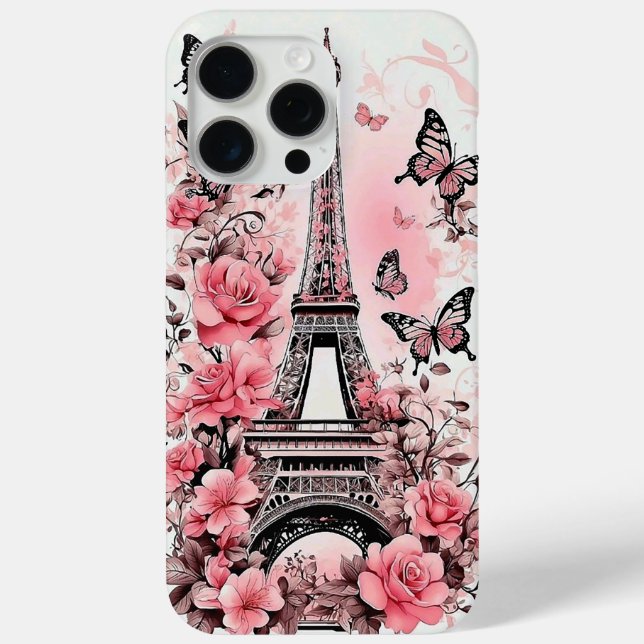 Funda De Case-Mate Para iPhone Eiffel Elegance (Reverso )