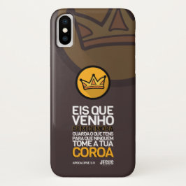 Funda Para iPhone X Eis que venho sem demora