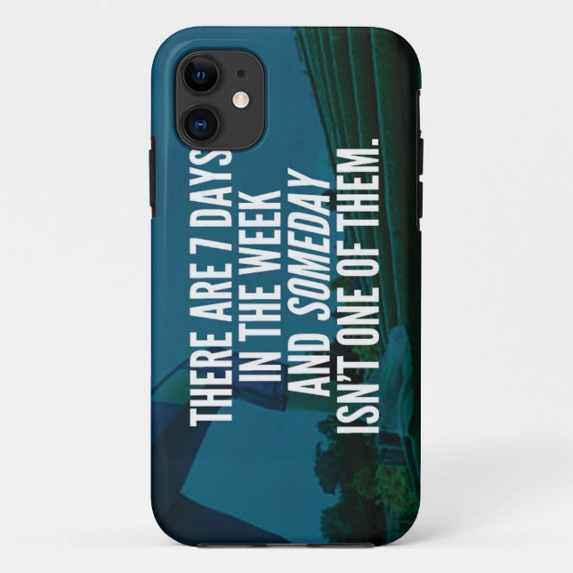 Funda De Case-Mate Para iPhone Ejecutando palabras motivacionales (Reverso)
