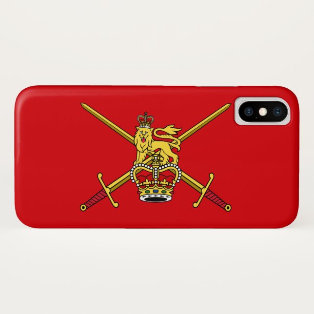 Funda De Case-Mate Para iPhone Ejército Británico (Ejército británico) (Reverso (horizontal))
