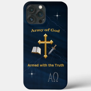 Funda Para iPhone 13 Pro Max Ejército De Dios