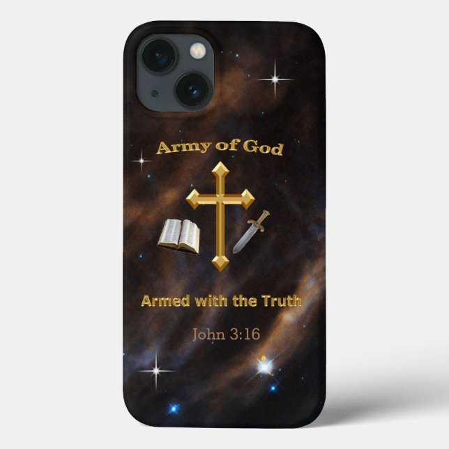 Funda De Case-Mate Para iPhone Ejército De Dios (Reverso)
