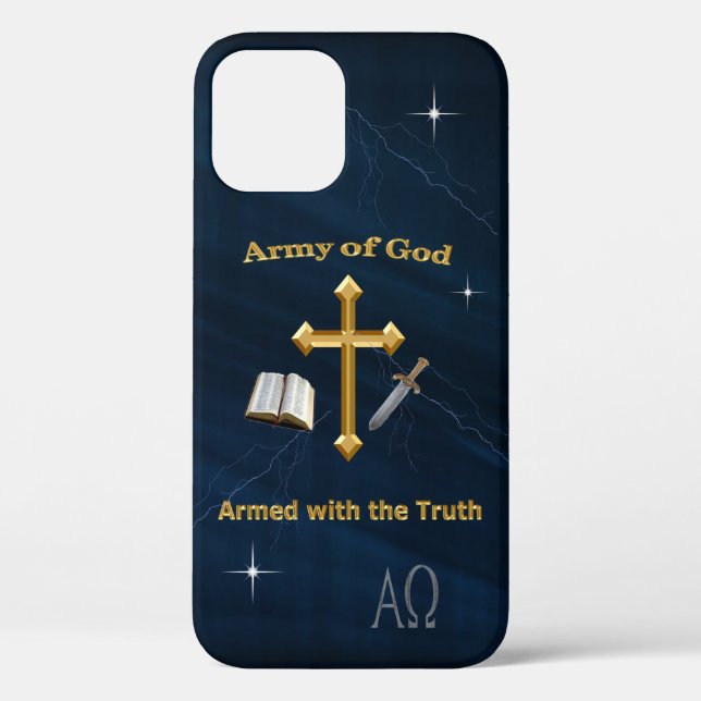 Funda De Case-Mate Para iPhone Ejército De Dios (Reverso )