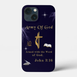 Funda Para iPhone 13 Mini Ejército De Dios