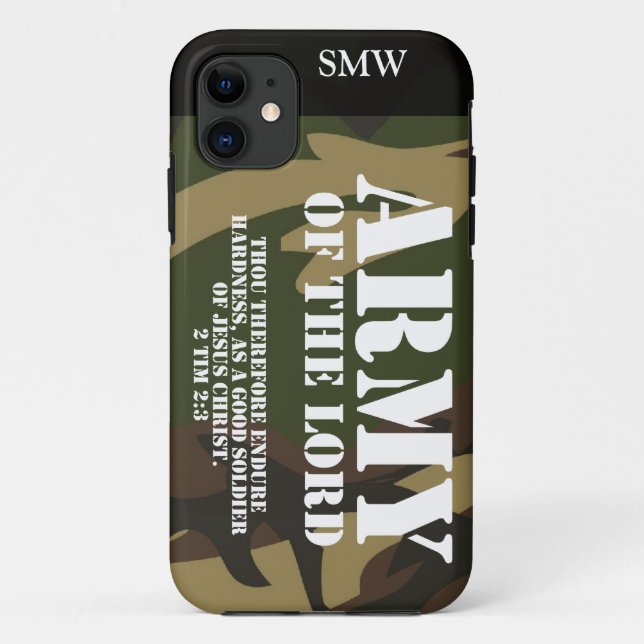 Funda De Case-Mate Para iPhone Ejército del señor (Reverso)