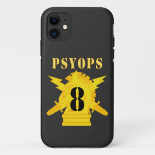 Funda Para iPhone 11 Ejército - PSYOPS w Branch Insignia - 8º Batallón