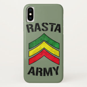 Funda Para iPhone X Ejército rastafari