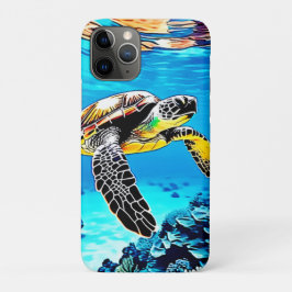 Funda Para iPhone 11 Pro El abrazo de Ocean: el viaje de la tortuga marina