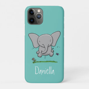 Funda Para iPhone 11 Pro El adorable y adorable ilustracion de elefantes be