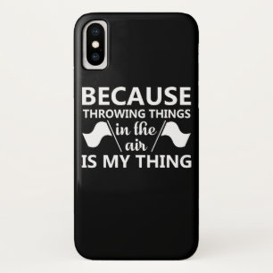 Funda Para iPhone X El aire de la cosa del guardia de honor que lanza