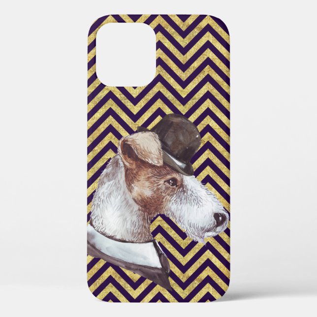 Funda De Case-Mate Para iPhone El Airedale caballero (Reverso )