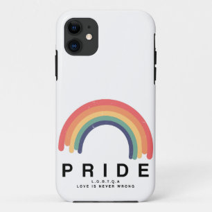 Funda Para iPhone 11 El amor al orgullo gana el colorido arcoiris LGBTQ