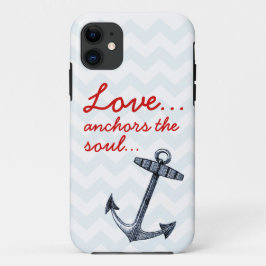 title_seo2 El amor ancla la caja de Iphone 5 del alma