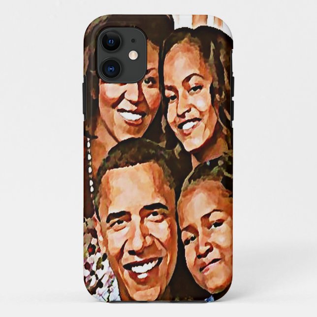 Funda De Case-Mate Para iPhone El amor de Obama (Reverso)