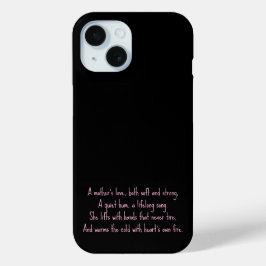 Funda Para iPhone 15 El amor de una madre