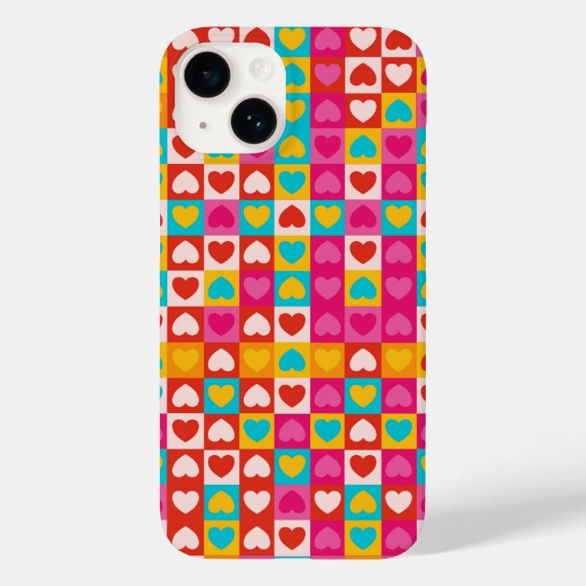 Funda De Case-Mate Para iPhone El amor en los patrones (Reverso )