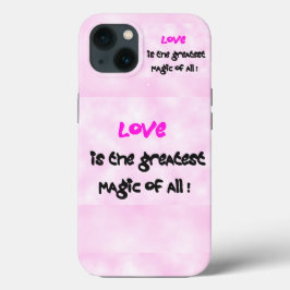 Funda Para iPhone 13 El amor es la mayor magia de todos