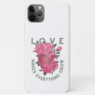 Funda Para iPhone 11 Pro Max El amor hace que todo crezca