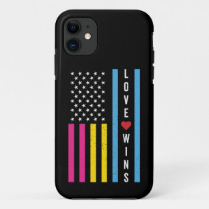 Funda Para iPhone 11 El amor por el orgullo LGBTQ Pansexual gana la ban