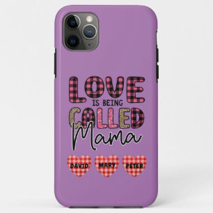 Funda Para iPhone 11 Pro Max El amor se llama mamá, regalo de mamá Personalizab