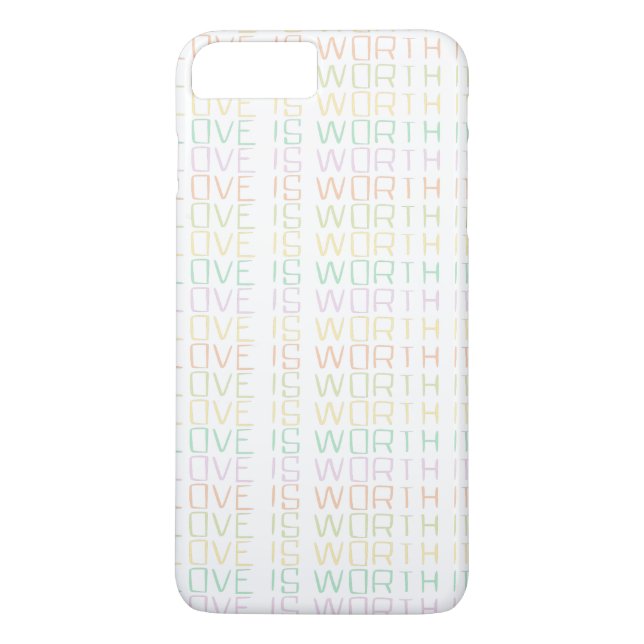 Funda De Case-Mate Para iPhone El amor vale la pena (Reverso)