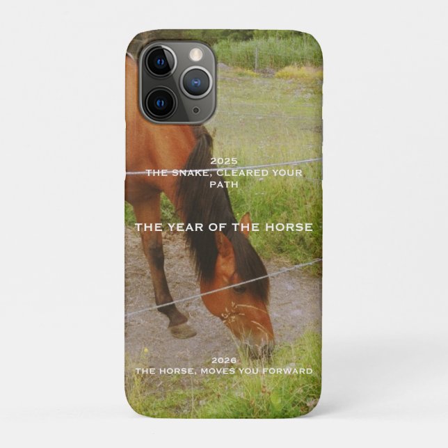 Funda De Case-Mate Para iPhone El año del Caballo, 2026 cita  (Reverso)