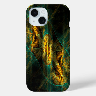 Funda Para iPhone 15 El arte abstracto del ojo de la jungla
