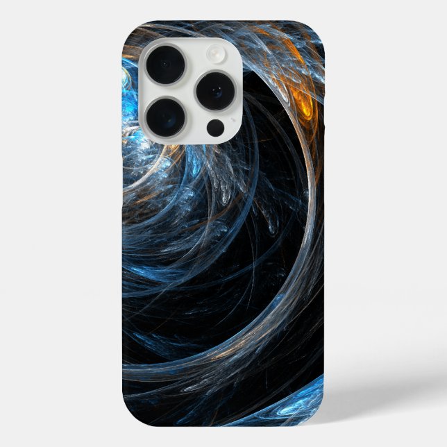Funda De Case-Mate Para iPhone El arte abstracto mundial (Reverso )