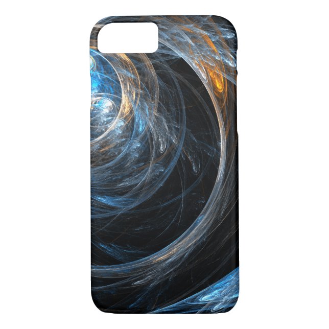 Funda De Case-Mate Para iPhone El arte abstracto mundial (Reverso)