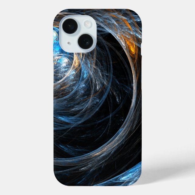 Funda De Case-Mate Para iPhone El arte abstracto mundial (Reverso )