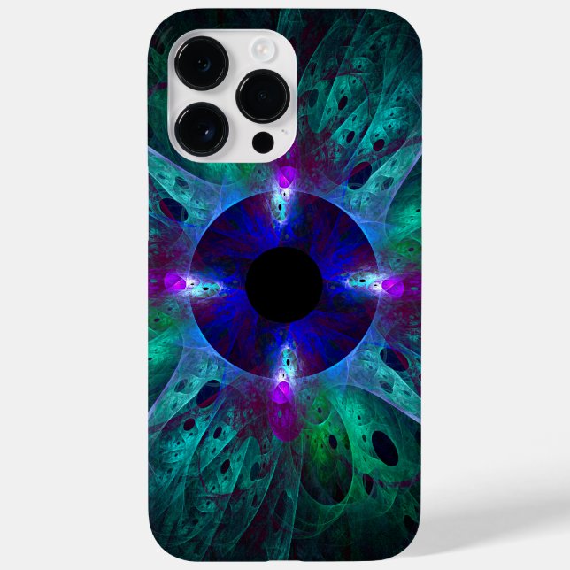 Funda De Case-Mate Para iPhone El arte abstracto visual (Reverso)