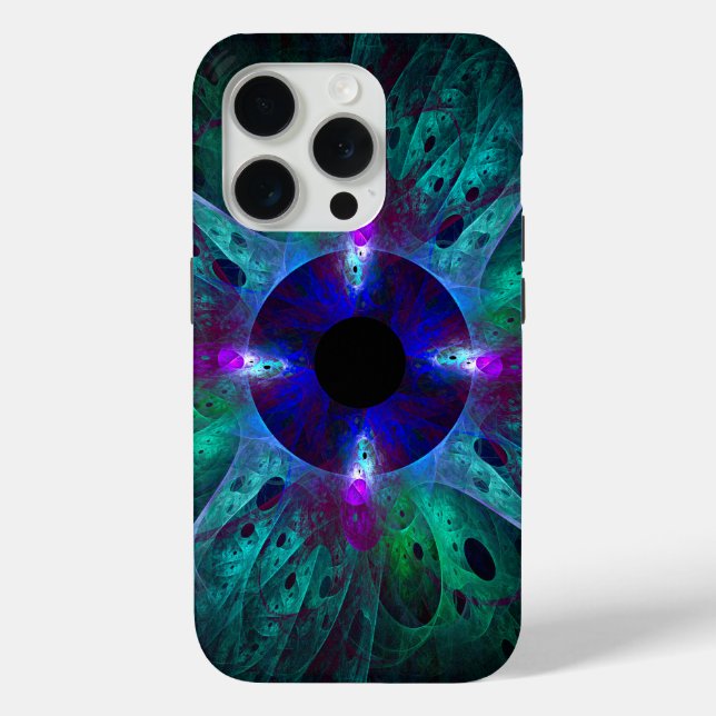 Funda De Case-Mate Para iPhone El arte abstracto visual (Reverso )